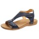 thumbnail image 2 of Sandalias de tacón plano para mujer de verano, zapatos informales para mujer Wmkox8yii nm6982, 2 of 7