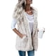 thumbnail image 1 of Women Fleece Teddy Bear Body Warmer Vest Tops Sleeveless Fluffy Jacket Gilet Coat, 1 of 2