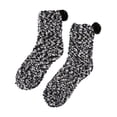 thumbnail image 5 of COSMOBETTY 1 Pair Comfy Socks Black Polyester Spandex for Winter Mornings Everyday Activities Sleep, 5 of 8