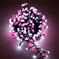 thumbnail image 4 of Guirnalda de luces LED navideñas de 3 m y 400 luces LED con forma de globo, color rosa y blanco, para decoración de bodas y fiestas, 4 of 4