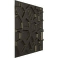 thumbnail image 2 of Ekena Millwork 19 5/8"W x 19 5/8"H Dublin EnduraWall Decorative 3D Wall Panel, Universal Aged Metallic Weathered Steel (Covers 2.67 Sq. Ft.), 2 of 6