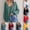 Armée Verte, variante sur UVEASISHA T-Shirts Amples pour Femmes Manches Longues Col en V Chandails en Molleton Habillés Décontractés Coupe Ample Couleur Unie Hauts à Enfiler Mode T-Shirts pour Femmes Tenue Automne 2024 Offre Limitée, Vert Armée, 2TG