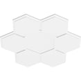thumbnail image 2 of 34"OD x 11 3/4"C x 1"P Daisy Architectural Grade PVC Contemporary Ceiling Medallion, 2 of 11