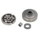 thumbnail image 5 of Embragues de dientes Llantas de tambor Piñón, 7 dientes Embrague Tambor Accesorios de motosierra Kit de tambor de embrague de motosierra para HUSQVARNA El mejor de su clase, 5 of 8