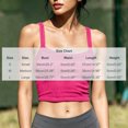 thumbnail image 3 of Wyongtao Womens Ribbed Knit Tank Tops Strap Solid Color Slim Fitted Crop Camisole Casual Trendy Sport Going Out Clothes (S, Hot Pink), 3 of 8