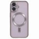 thumbnail image 3 of For iPhone 16 Case Matte Electroplating Phone Cover Compatible with MagSafe - Titanium Grey, 3 of 5