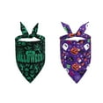 thumbnail image 3 of SDJMa 2PCS Pet Bandana with Adjustable Size, Halloween Elements Reversible Triangle Bibs Scarf Accessories for Dogs Cats Pets, 3 of 8