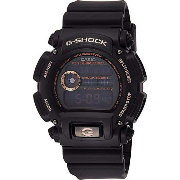 Casio DW9052GBX-1A4 G-Shock Chronograph Digital Men039;s Watch (Black/Pink)