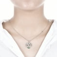 thumbnail image 6 of JO WISDOM Women Necklace,925 Sterling Silver Tree of Life Yggdrasil Pendant Necklace with AAA Cubic Zirconia, 6 of 6