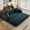 Blue, variant on Compression Sofa, 78.8" Convertible Floor Sofa Bed with Pillow Back Support, Modular Sectional Sleeper, Corduroy Fabric Futon for Living Room & Bedroom, Brown