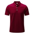 thumbnail image 2 of Alivor Mens Casual Polo Shirt Short Sleeves Ribbed Top S-XXXL, 2 of 5