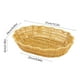 thumbnail image 3 of Herunwer Fruit Baskets Wicker Bread Basket, Woven Tabletop Food Fruit Vegetables Serving, Restaurant Serving Basket,Shape (Elliptical lace shape), 3 of 6