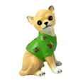 thumbnail image 3 of Estatua de perro de simulación, modelo de perro decorativo, figura de animal adorable y creativa, miniaturas, decoración para el hogar, patio, oficina Estatua de Chihuahua, 3 of 8