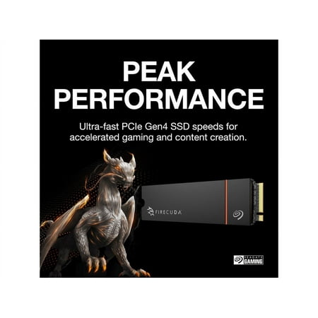 Seagate - FireCuda 530R 2TB Internal SSD PCIe Gen 4 x4 NVMe with Heatsink for PS5
