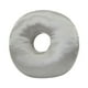 thumbnail image 3 of Almohada de perforación de oreja o soporte en forma de cuello para la oficina en casa cubierta extraíble mezcla ergonómica de algodón suave de 30 cm gris, 3 of 8