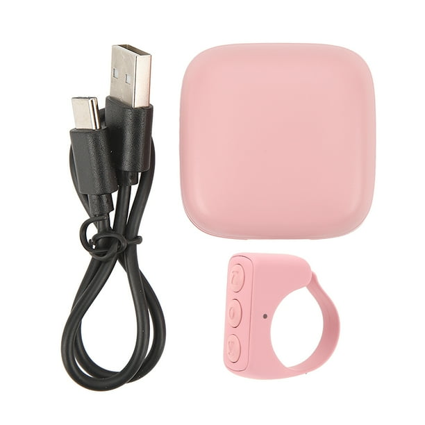 Clicker remoto para teléfono móvil, página de Control remoto Bluetooth, anillo de desplazamiento remoto, anillo de desplazamiento de aplicación, durabilidad mejorada Jadeshay A