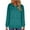 Mint Green, variant on Hooded Jackets for Women Plus Size Women's Hooded Long Sleeves Coat with Zipper Casual Long Sleeve Solid Color Athletic Sweatshirts Loose Hoodie Top