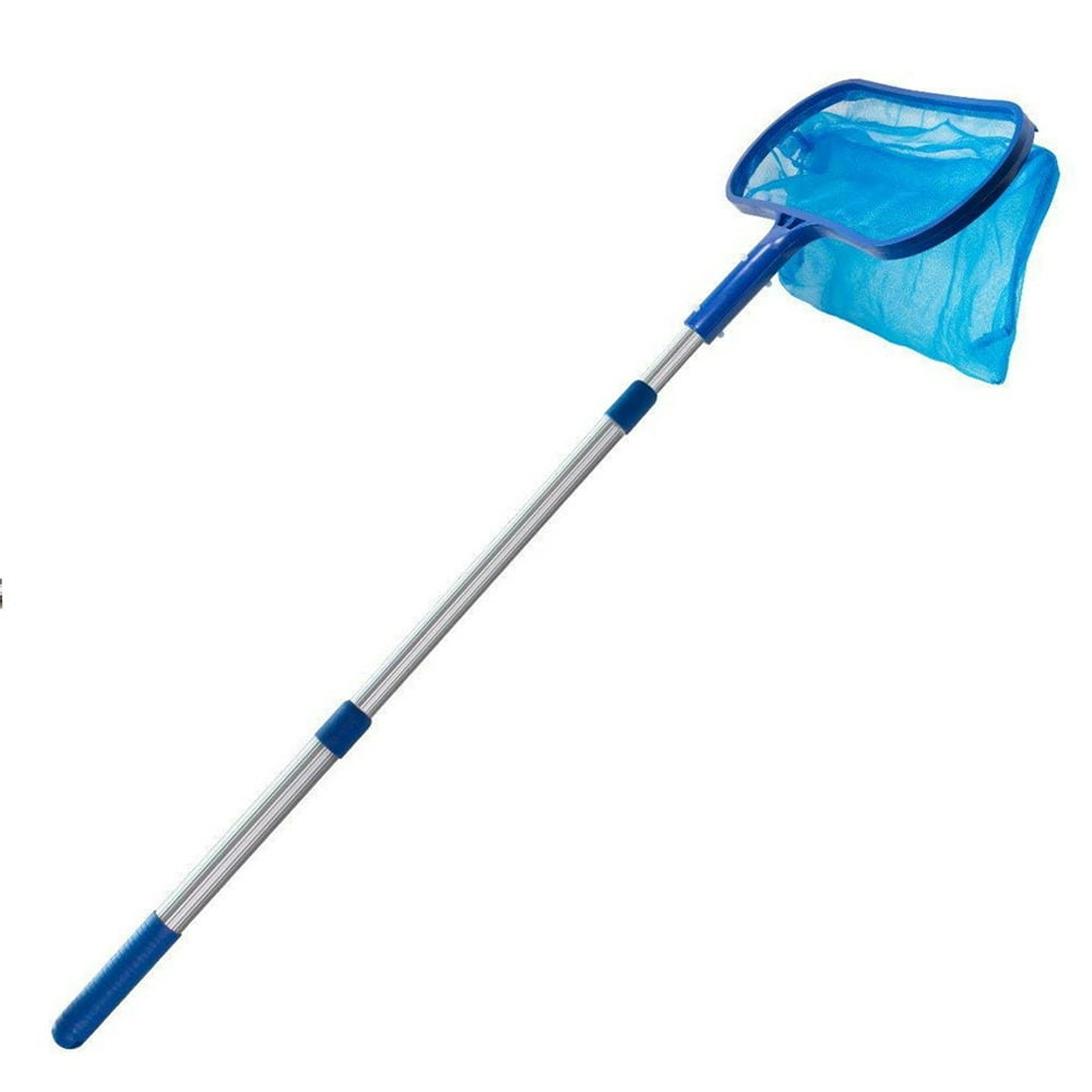 Pool Leaf Skimmer,Pool Skimmer,Swimming Pool Leaf Skimmer Mesh Net with Telescopic Pole Pond Tub