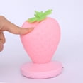 thumbnail image 2 of Strawberry Night Light, Cute Silicone Strawberry Lamp, LED Cute Night Light, Bedside Color Changing Lamp, 2 of 5