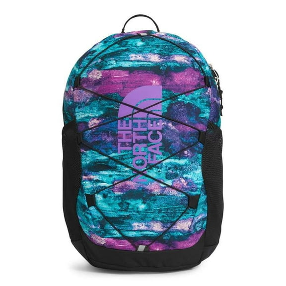 The North Face Jester Everyday Laptop Backpack, Scuba Blue TNF Print/TNF Black, 22 L