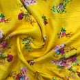 thumbnail image 1 of Sonakshi Fashion Yellow Printed Fabric Flower Cotton Voile 56 Inch Wide Bundles for Sewing, By The Yard, 1 of 3