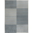 thumbnail image 2 of JONATHAN Y  Slinger Minimalist Striped Plaid Machine-Washable Dark Gray/Cream Area Rug 8 X 10, 2 of 5