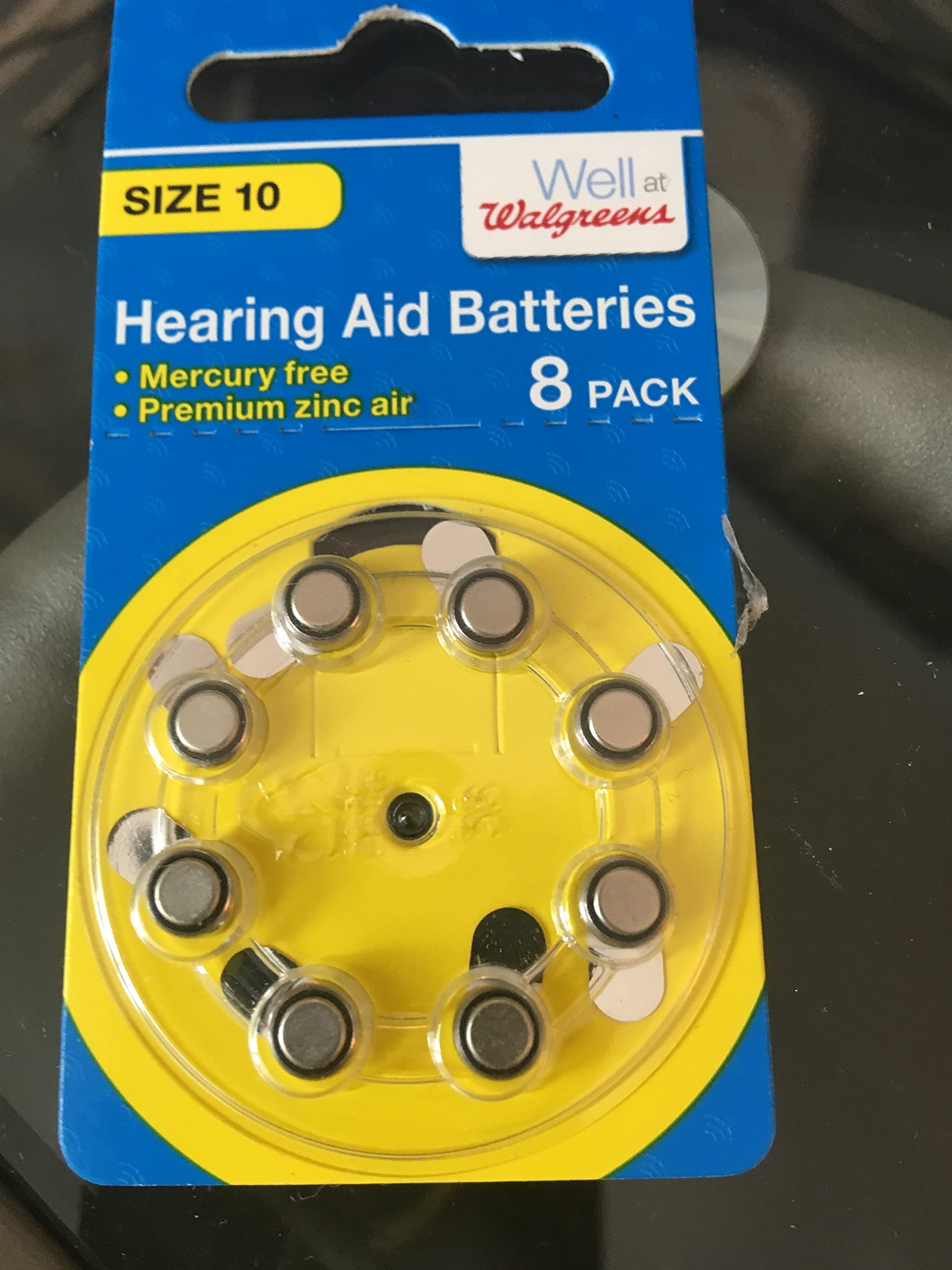 WALGREENS Hear AID Batteries Size 10 Mercury Free Premium zinc air 8 in