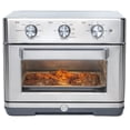 thumbnail image 1 of GE Mechanical Air Fry Horno tostador 7 en 1, gran capacidad para pizza de 12 pulgadas, 7 modos de cocción para freír al aire, hornear, tostar, mantener caliente, asar, convección y asar, acero inoxida, 1 of 5