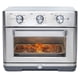 thumbnail image 1 of GE Mechanical Air Fry Horno tostador 7 en 1, gran capacidad para pizza de 12 pulgadas, 7 modos de cocción para freír al aire, hornear, tostar, mantener caliente, asar, convección y asar, acero inoxida, 1 of 5
