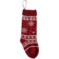 thumbnail image 1 of Coofit Bas de Sapin de Noël Tricoté Classique Suspendu Bas de Vacances Bas de Noël, 1 of 10