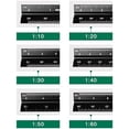 thumbnail image 6 of Engineer Scale Ruler 2 Pack 12-Inch Triangular Ruler Metal Scale Ruler for Blueprints Drafting Ruler for Civil Engineer, Draftsman, 6 of 7