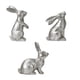 thumbnail image 2 of Hogar y cocina, Decoración del hogar, Adornos, Decoración de conejos de resina Estatua de conejo de Pascua 3 piezas Decoración de escritorio de primavera Figura de conejo de resina, 2 of 9