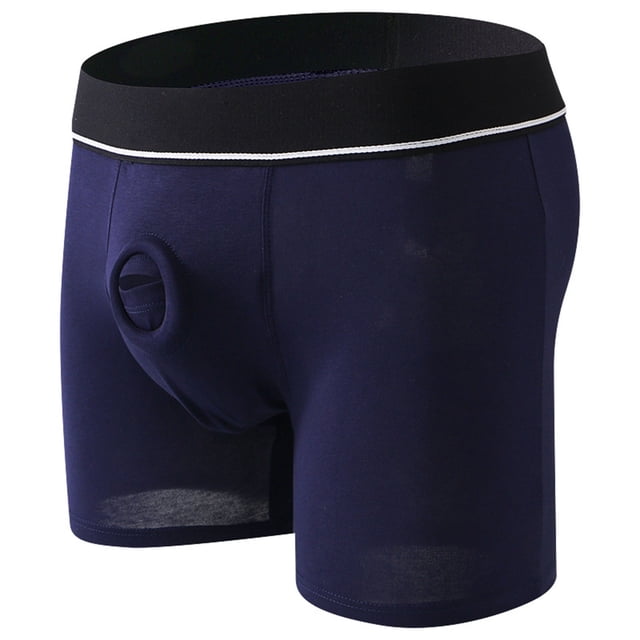 TINZ Men's Lingerie Cut Out Pothole Cutton Underwear G String Thong