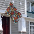 thumbnail image 6 of Picia Geometry Printed Flag ,Geometry Pattern Garden Flag Vertical Double,Yard Lawn Outdoor Decor 48x72", 6 of 9