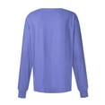 thumbnail image 4 of Evdexr Women's Front Scrub Jacket 2-Way Stretch Uniform Light Purple Light Purple#1, 4 of 4