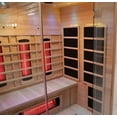 thumbnail image 2 of Blisspod 3-Person Full Spectrum Premium Canadian Hemlock Ultra Low EMF Sauna 11 Heaters Chromotherapy & Reflexology, 2 of 5