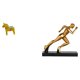 thumbnail image 1 of Estatua de corredor sueco, adorno coleccionable, figura de Dalecarlia, arte abstracto, escultura animal para estantería, entrada, mesa, armario, hogar, 1 of 8