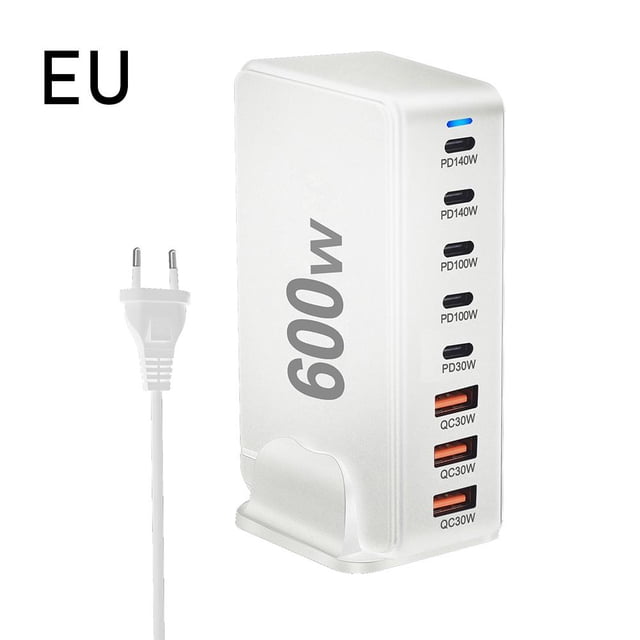 600W Gallium Nitride PD3.1 Desktop Charger Multifunctional USB Type-C 28V5A
