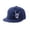 Blue, variant on Men'S Hats Men's Adjustable Snapback Baseball Cap with Skeleton Hand Embroidery Flat Bill Skateboard Hat for Daily Wear
