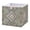 Intricate Brown Batik Pattern, variant on Foldable Fabric Storage Bin Home Cubes Clothing Organizer Bins Large Collapsible Box Basket for Home Organizer Intricate Brown Batik Pattern