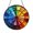 Acrylic 3.5 Inch, variant on Spectrum Circle Rainbow Glass Suncatcher Window Hanging Modern Colorful Art