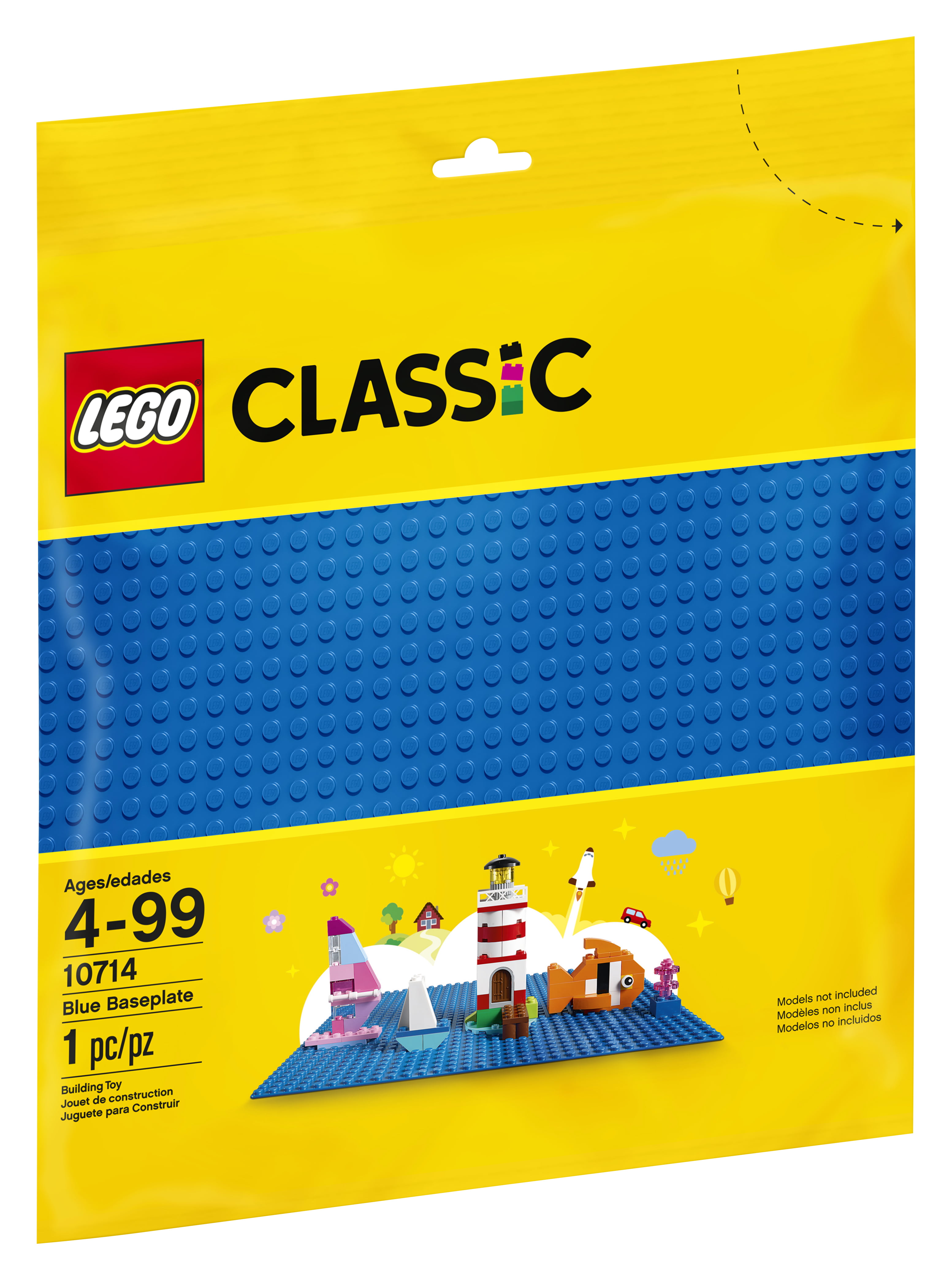 10 x 10 Single-Side and 10 x 5 Double-Sides Base Plates can be Used to Build Double-Layer Buildings Multicolored Baseplate Building Platforms for Building Bricks Compatible with Lego Classic 