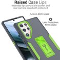 thumbnail image 5 of CoverON For Samsung Galaxy S22 Ultra Phone Case, Military Grade Heavy Duty Full Body Kickstand Cover - Gray, 5 of 9
