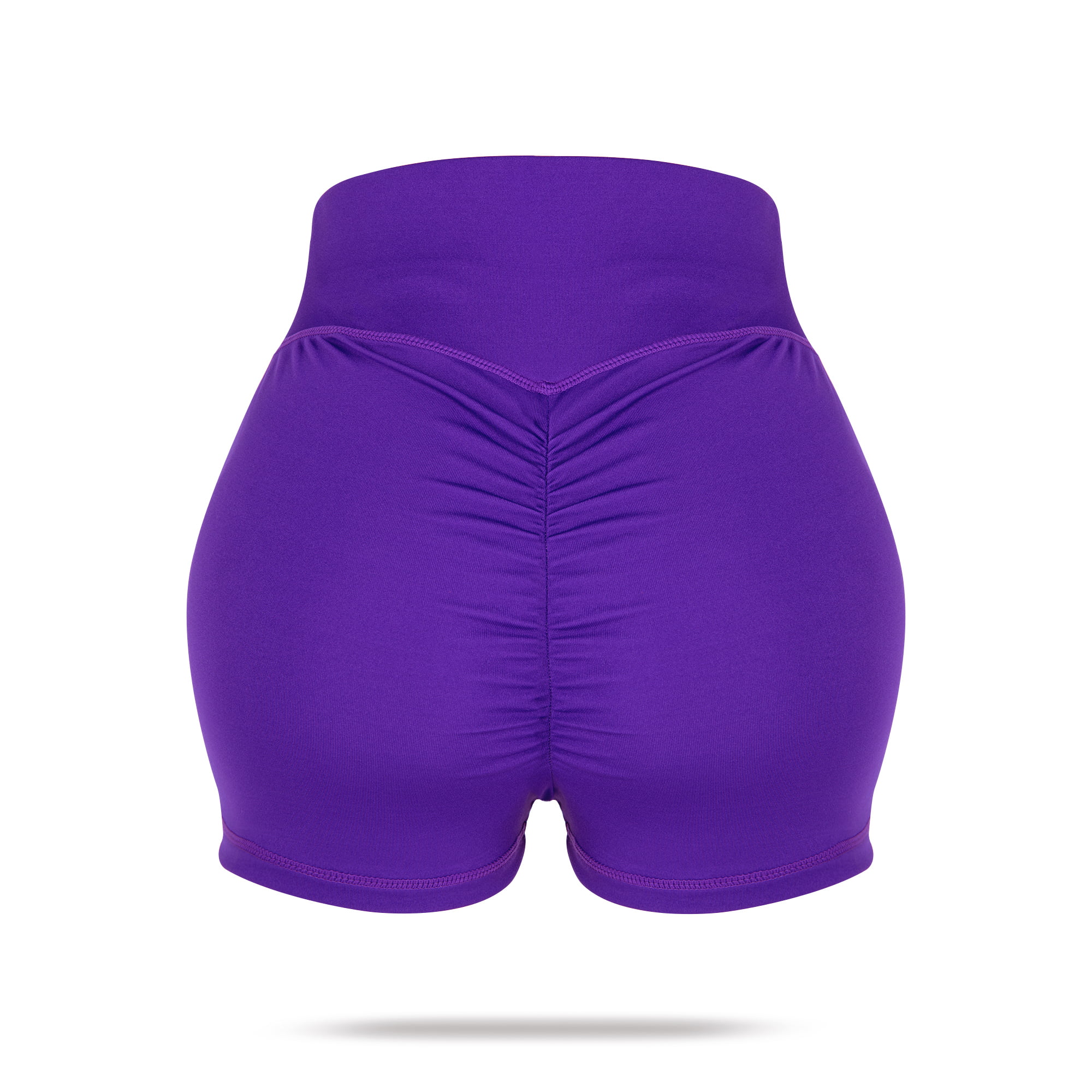 Women's Dynamic Yoga Cycling Shorts - Purple