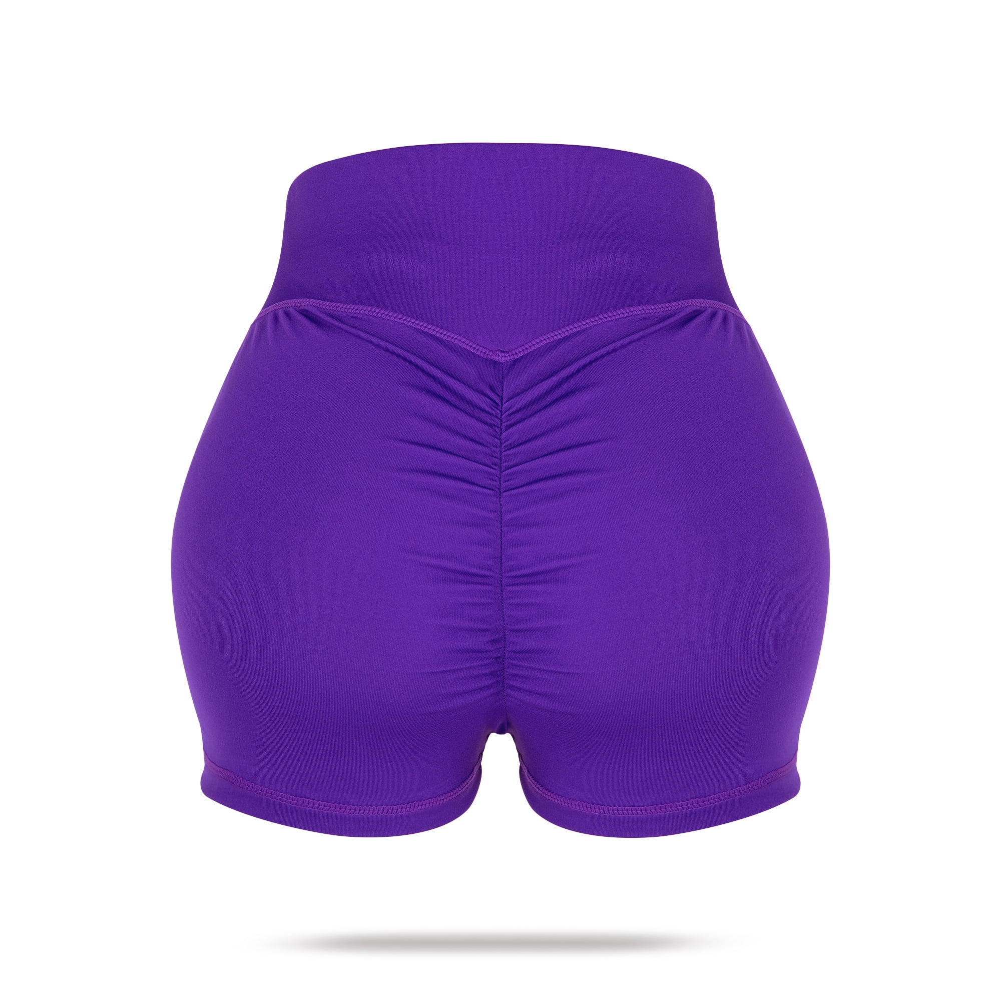 Women's Dynamic Yoga Cycling Shorts - Purple