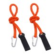 thumbnail image 4 of Correa de Paleta de Canoa de Seguridad, Accesorios de Kayak Universales Naranja 2 Pezas de Kayak Correas de Paleta Con Gancho de Hebilla para la Caña de Pescar, 4 of 7