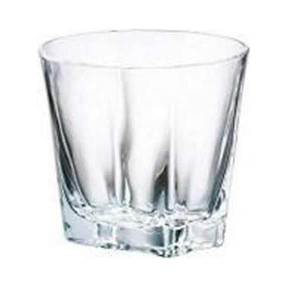 Laguna Collection Modern Crystal Hand-Crafted Decorative 10 oz Tumblers Laguna, Set of 6