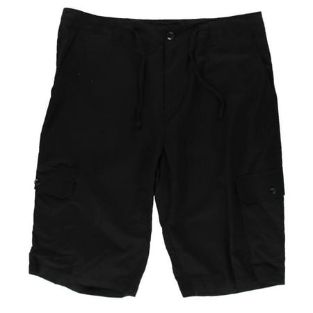 - Sean John Mens Linen Adjustable Waist Cargo Shorts