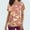 Scrubs-Pink, variant on Gamivast Plus Size Scrubs for Women Pink Floral Print V-Neck Short Sleeve Scrub Tops for Women Breathable Soft Stretch Nursing Scrubs Two Pockets Medical Wear