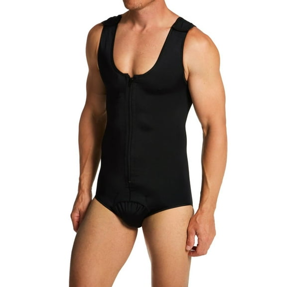 InstantRecoveryMD Men's Compression Post-Surgical Tank Bodysuit MD308